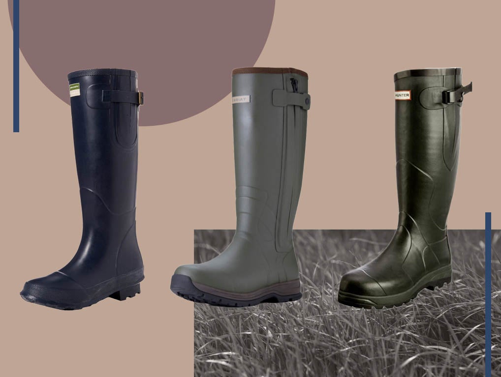 Mens zip outlet up rubber boots